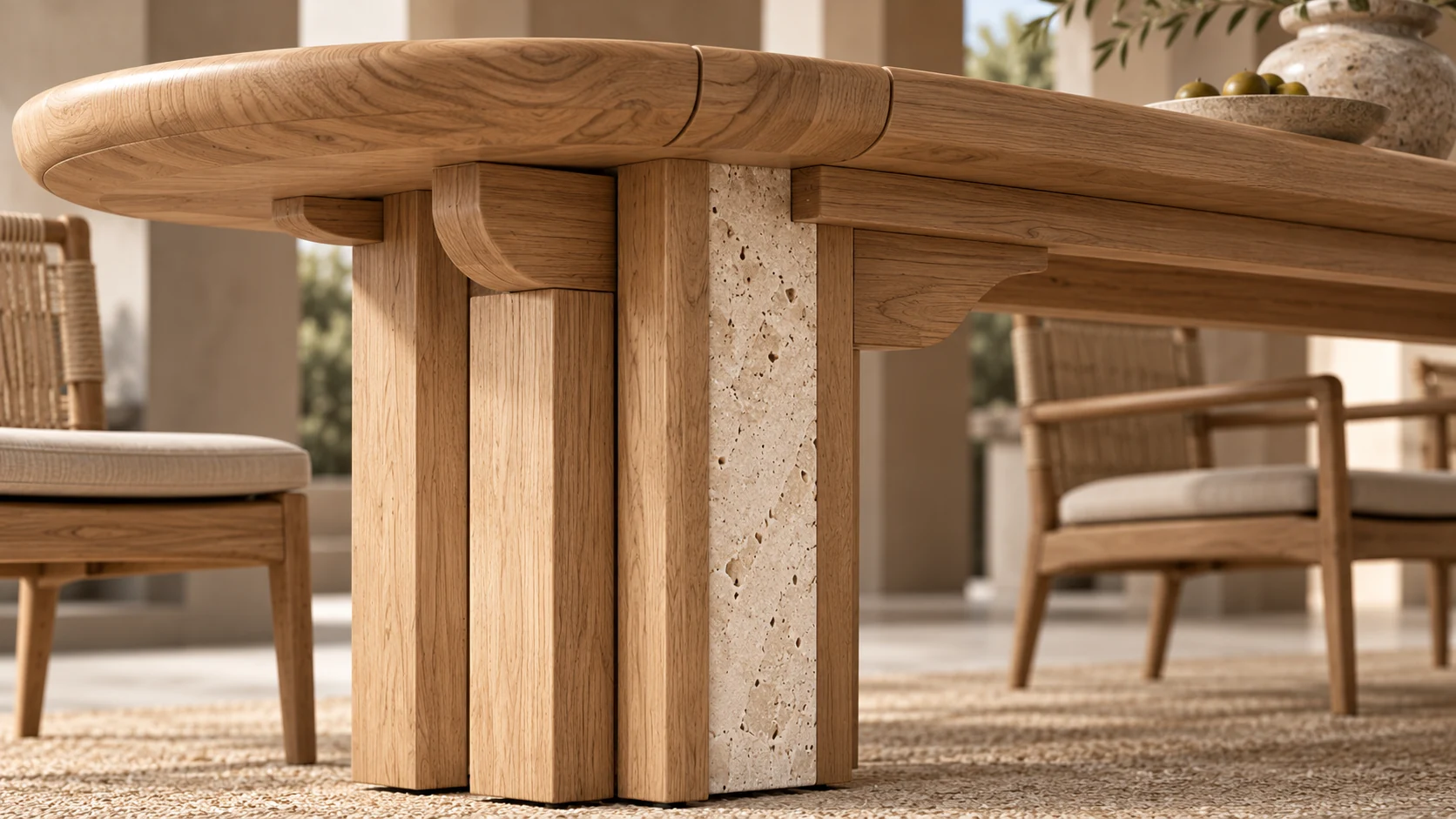 Timber & stone — design application in STILL PORTICO 27