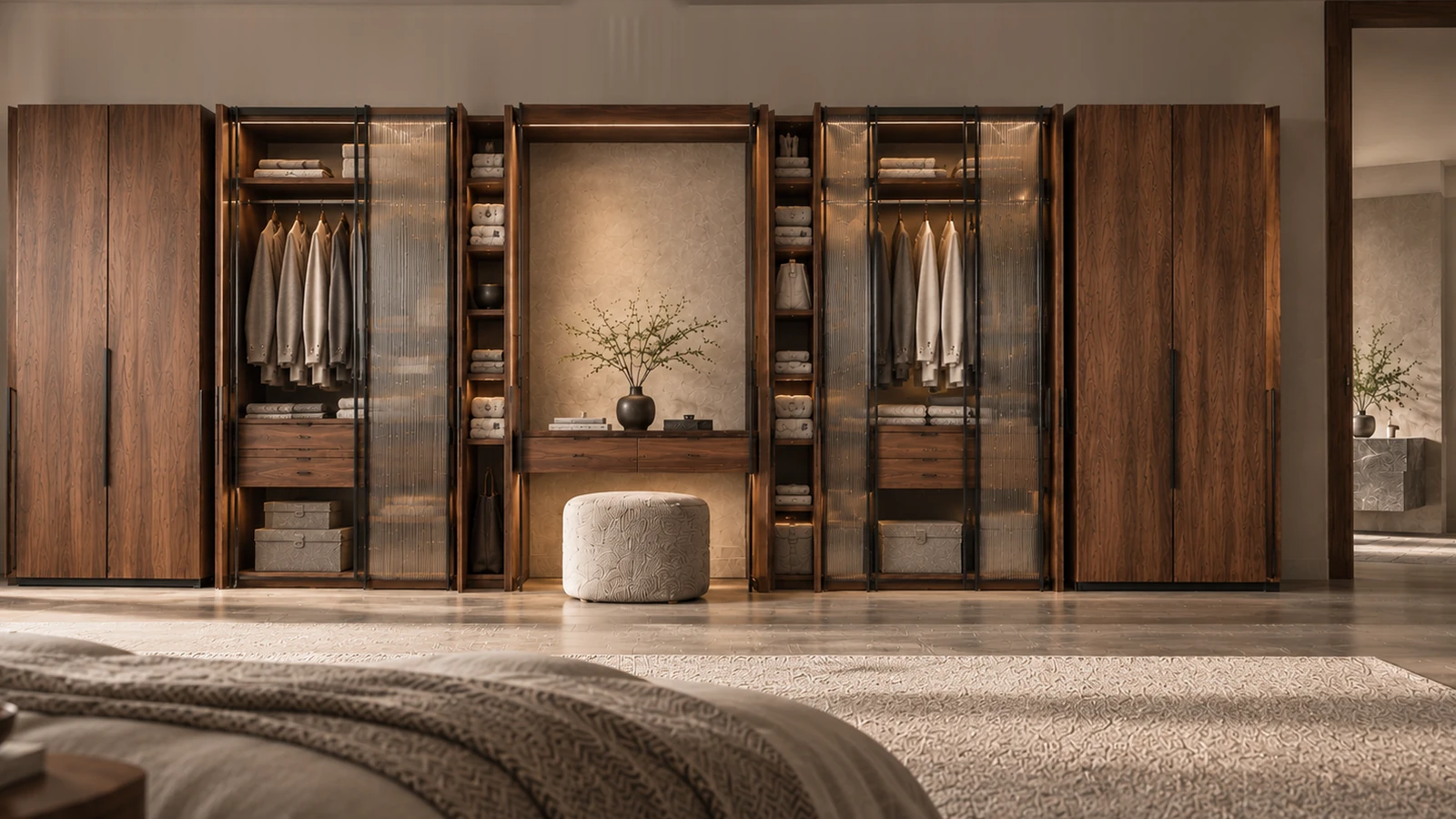 MA wardrobe — complete design visualisation